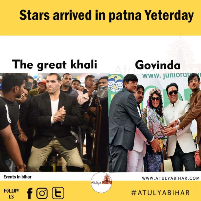 govinda and khali in patna