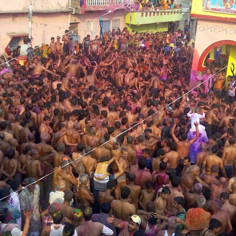 holi in bangaon ,saharsa 1