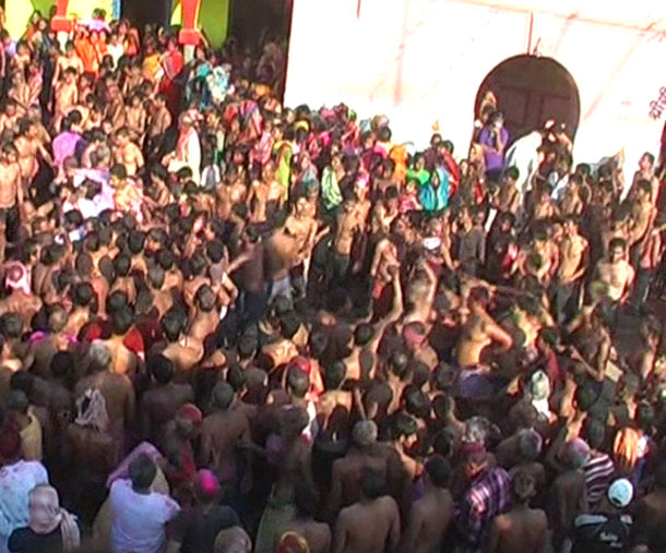 holi in bangaon ,saharsa 2