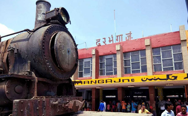 105 year old locomotive installed darbhanga junction