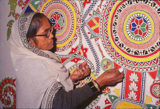 गंगा देवी: एक भारतीय मधुबनी चित्रकला की प्रमुख कलाकार