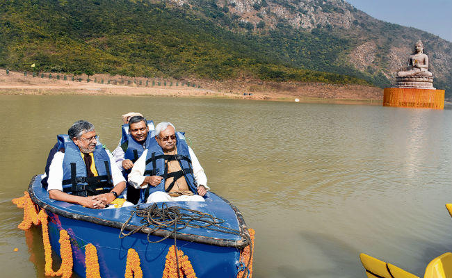 nitish kumar in rajgir